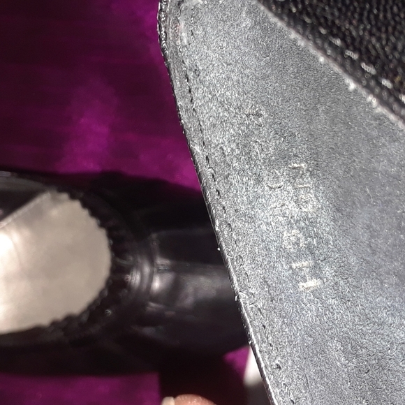 Size 8 Ros Hommerson black leather high heels - Picture 6 of 10